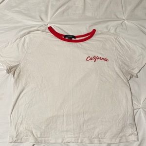 Forever 21 California Cropped Tee